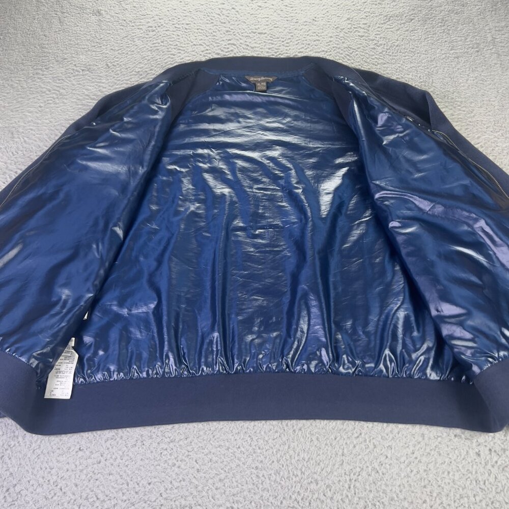 Tommy Bahama Aruba Quilted Jacket Womens XL Blue Full Zip Outdoors Preppy - Picture 3 of 10